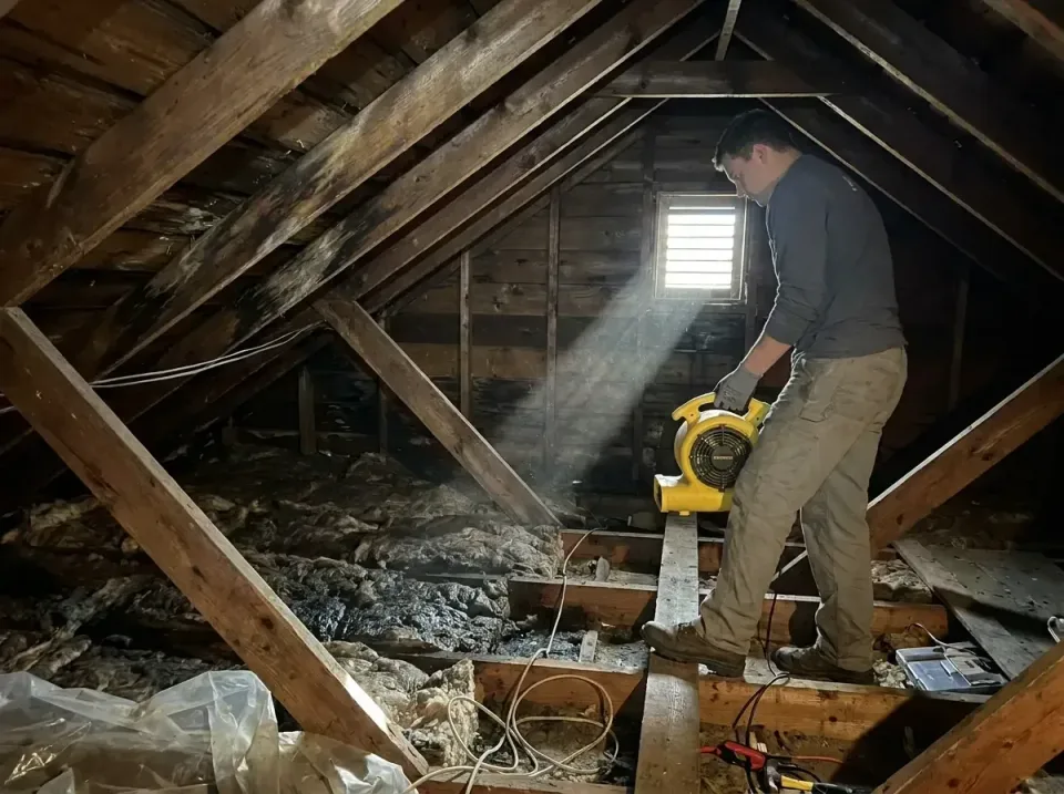 attic-water-damage-drying-proc-007 — frequently asked questions, Emergency Water Extraction & 24/7 Flood Response in Powder…